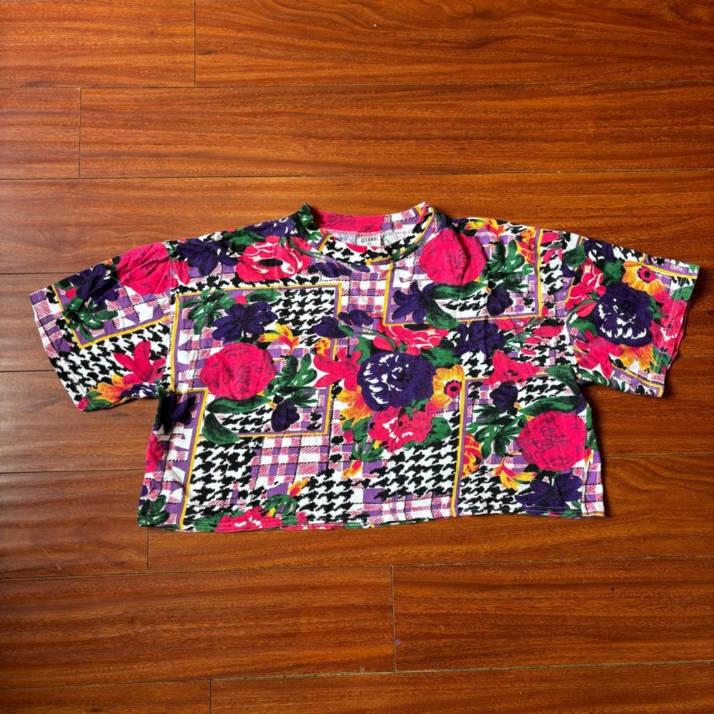 Gitano floral crop top